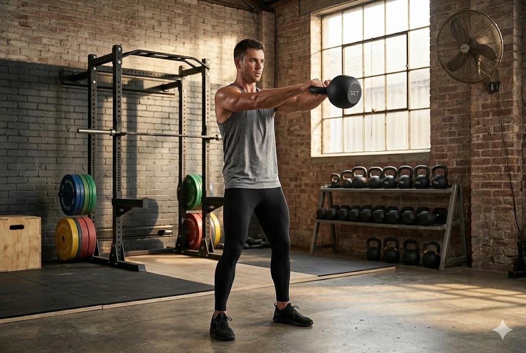 Best Kettlebells for Home Gyms, AI-generated editorial image for illustrative purposes.