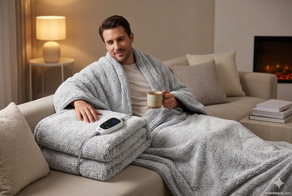 Best Heated Throw Blankets for Cozy Warmth, AI-generated editorial image for illustrative purposes.