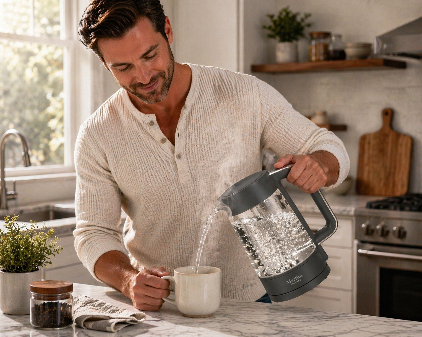 BBest Electric Kettles for Fast Boiling,AI-generated editorial image for illustrative purposes.