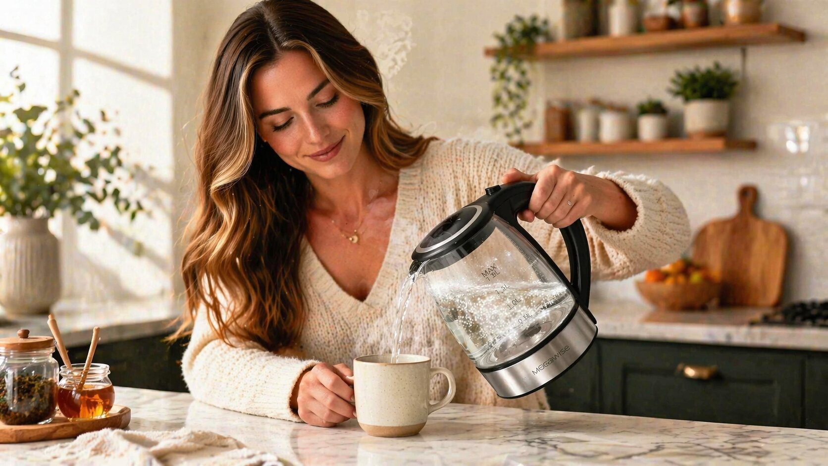 BBest Electric Kettles for Fast Boiling,AI-generated editorial image for illustrative purposes.