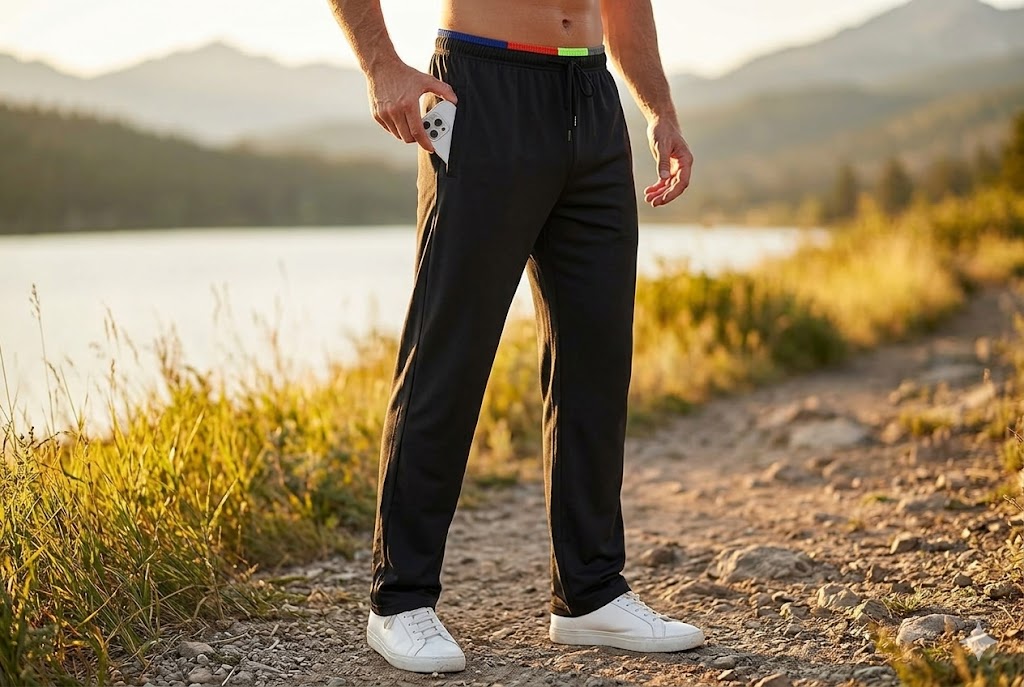 Best Sweatpants For Men For Everyday Wear, AI-generated editorial image for illustrative purposes.
