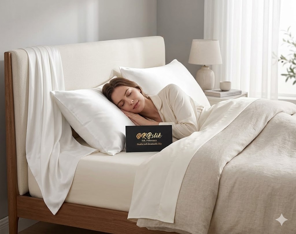 Best Silk Pillowcase Sets, AI-generated editorial image for illustrative purposes.