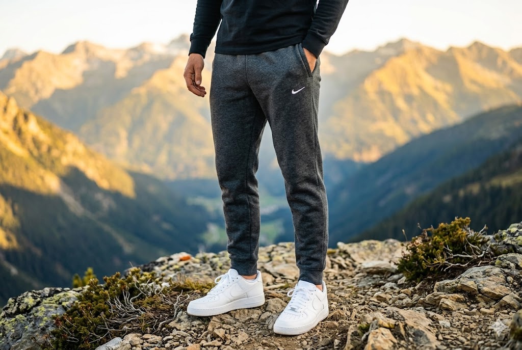 Best Sweatpants For Men For Everyday Wear, AI-generated editorial image for illustrative purposes.