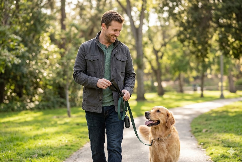 Best Dog Poop Bags, AI-generated editorial image for illustrative purposes.