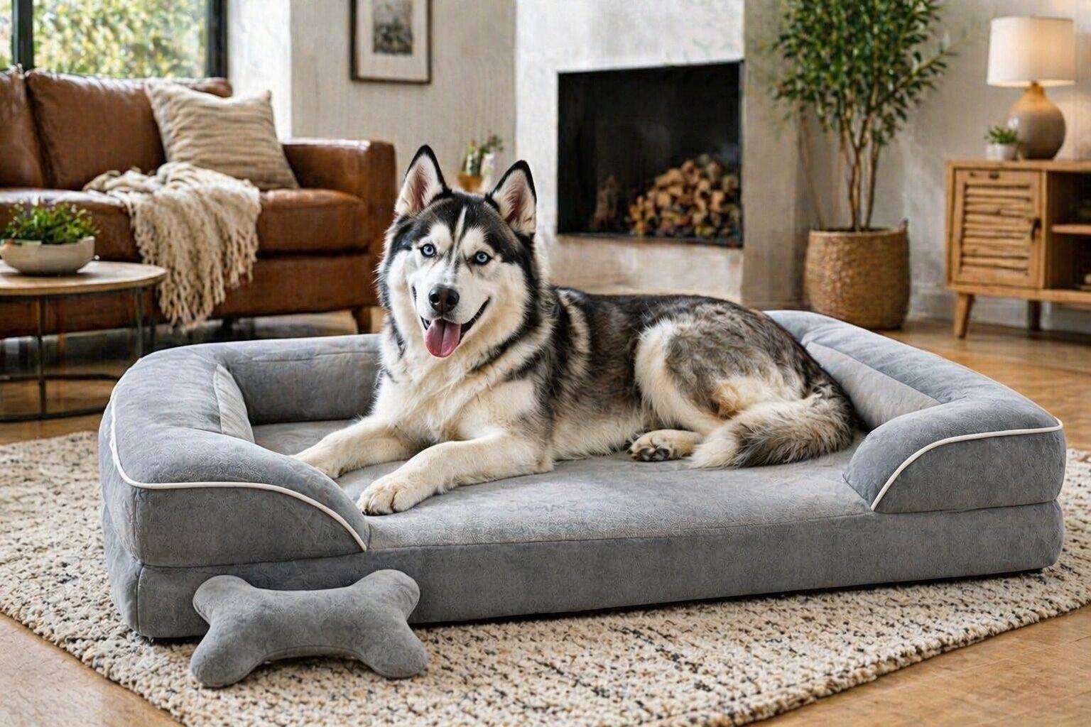 Best Orthopedic Dog Beds for Joint Support, AI-generated editorial image for illustrative purposes.