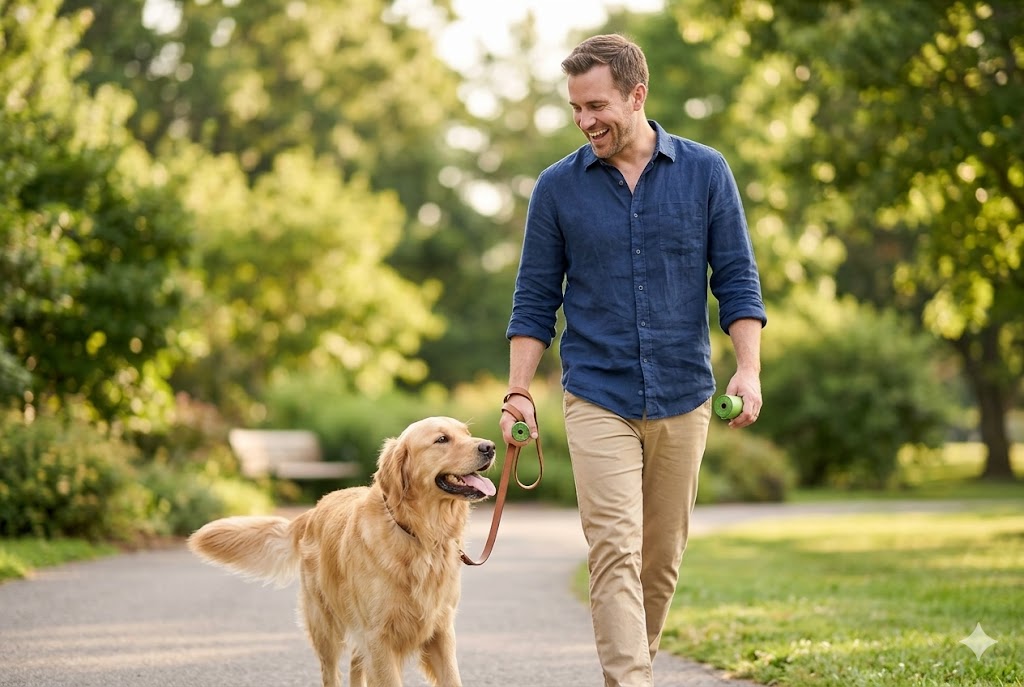 Best Dog Poop Bags, AI-generated editorial image for illustrative purposes.