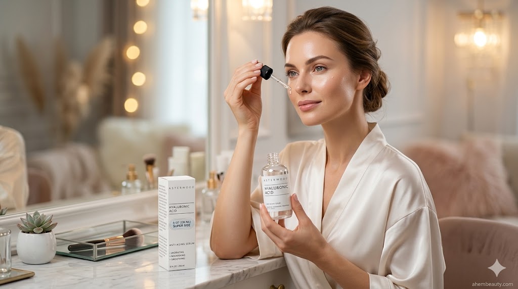 Best Hyaluronic Acid Serums for Deep Hydration, AI-generated editorial image for illustrative purposes.