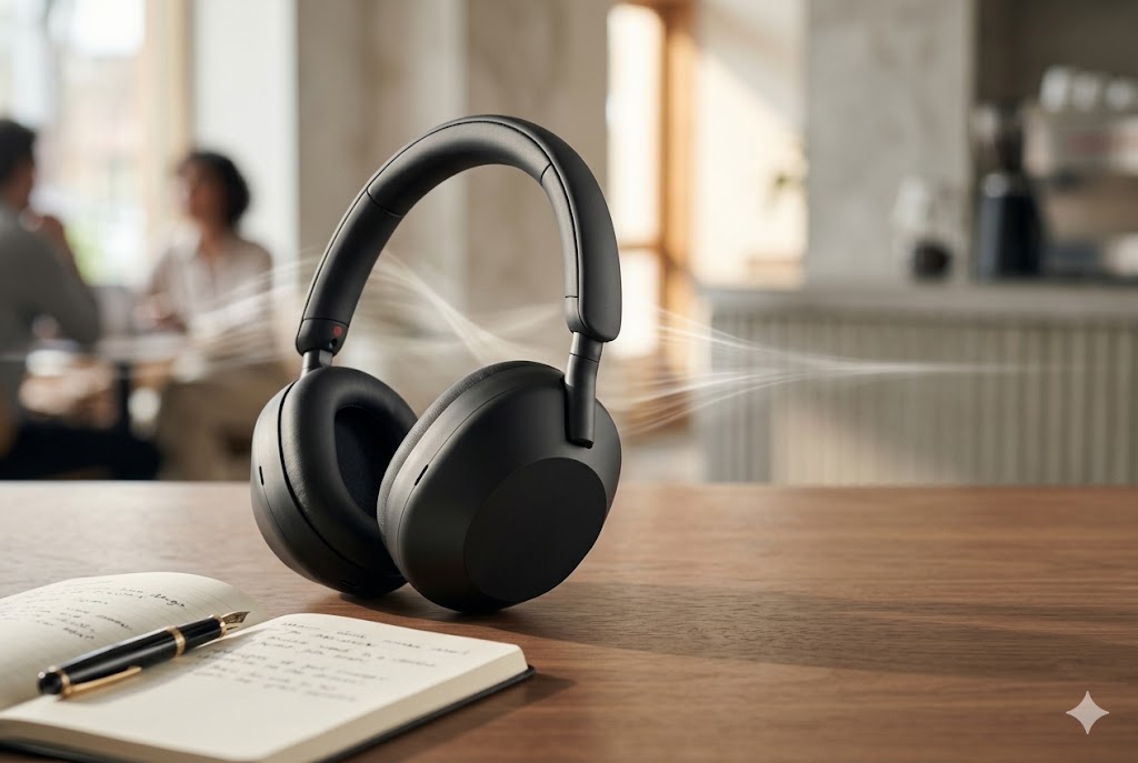 Best Affordable Noise Cancelling Headphones, AI-generated editorial image for illustrative purposes.