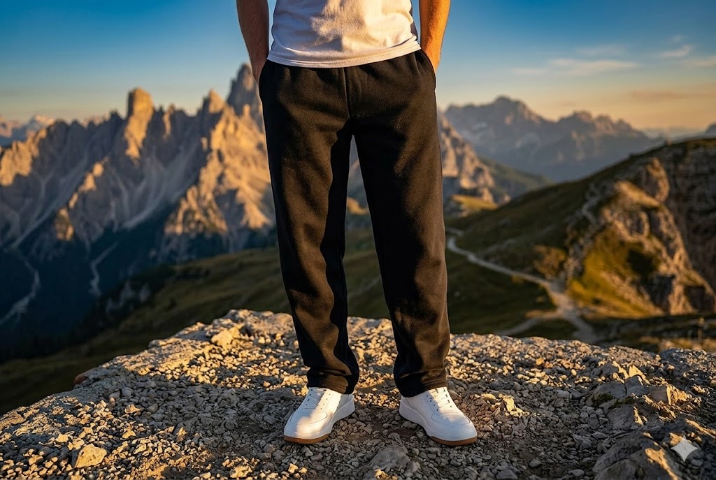 Best Sweatpants For Men For Everyday Wear, AI-generated editorial image for illustrative purposes.