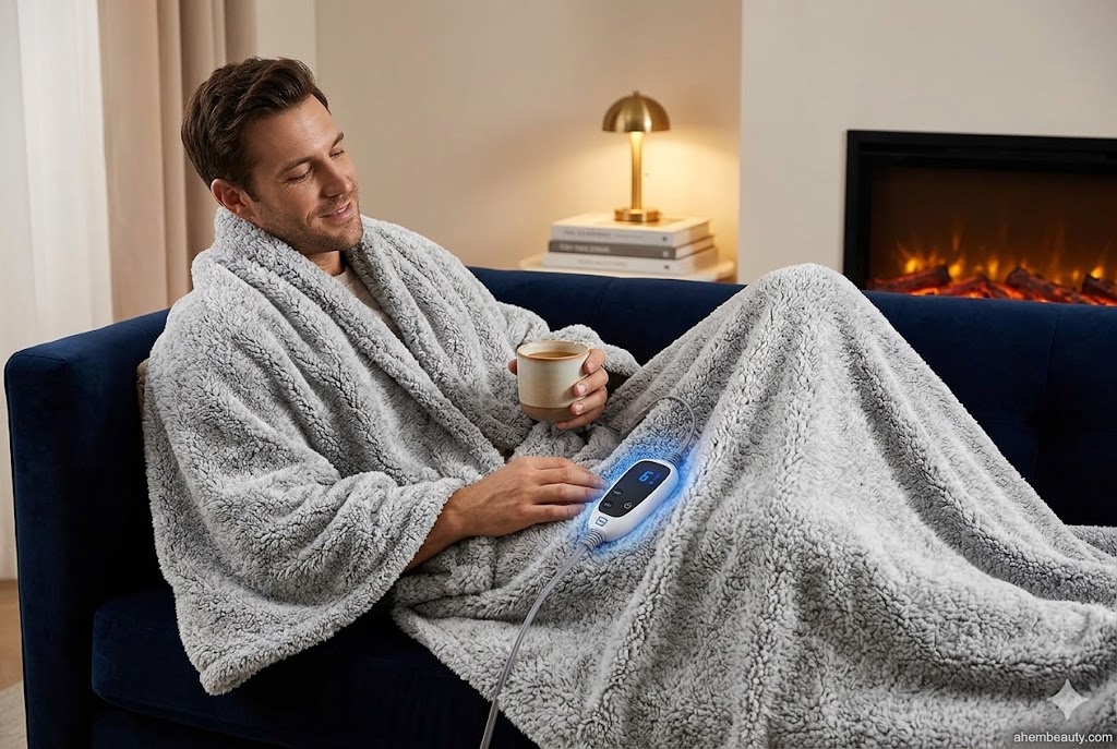 Best Heated Throw Blankets for Cozy Warmth, AI-generated editorial image for illustrative purposes.
