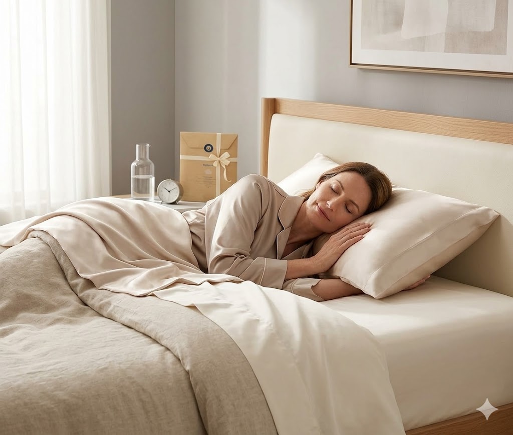 Best Silk Pillowcase Sets, AI-generated editorial image for illustrative purposes.