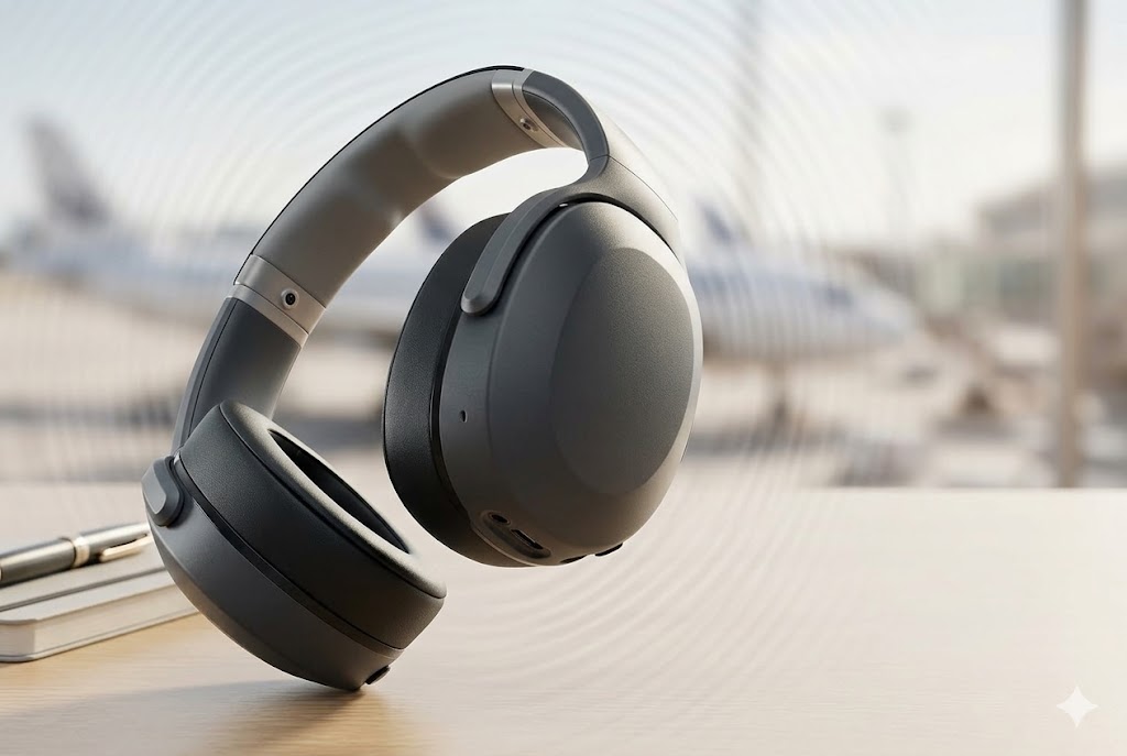 Best Affordable Noise Cancelling Headphones, AI-generated editorial image for illustrative purposes.
