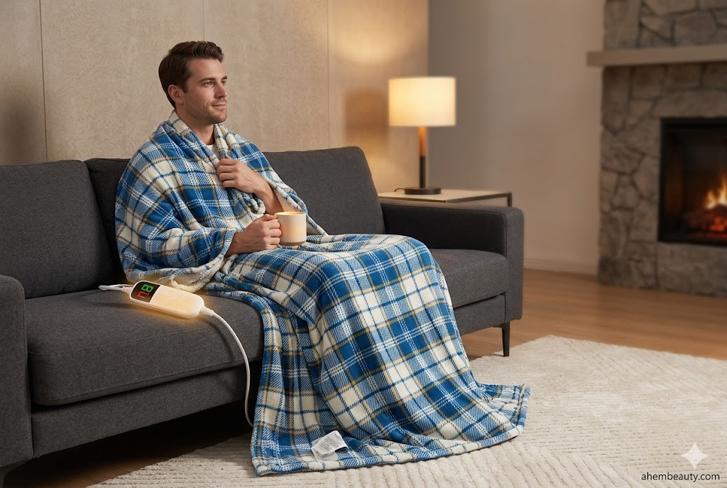 Best Heated Throw Blankets for Cozy Warmth, AI-generated editorial image for illustrative purposes.