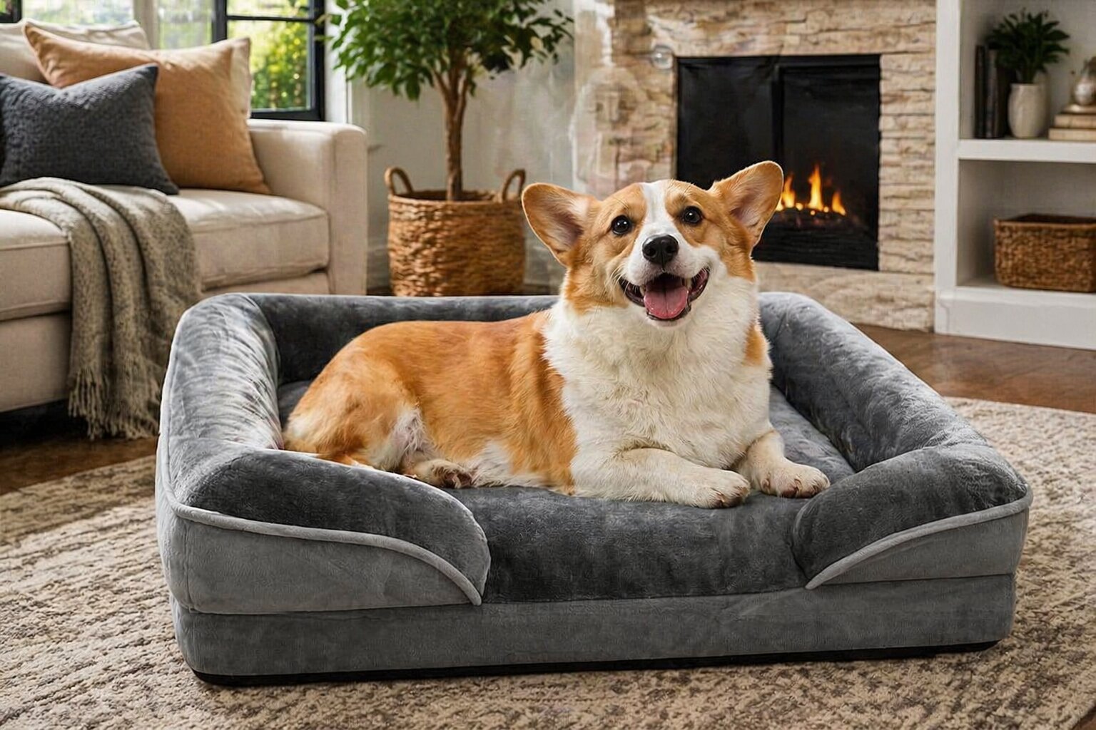 Best Orthopedic Dog Beds for Joint Support, AI-generated editorial image for illustrative purposes.