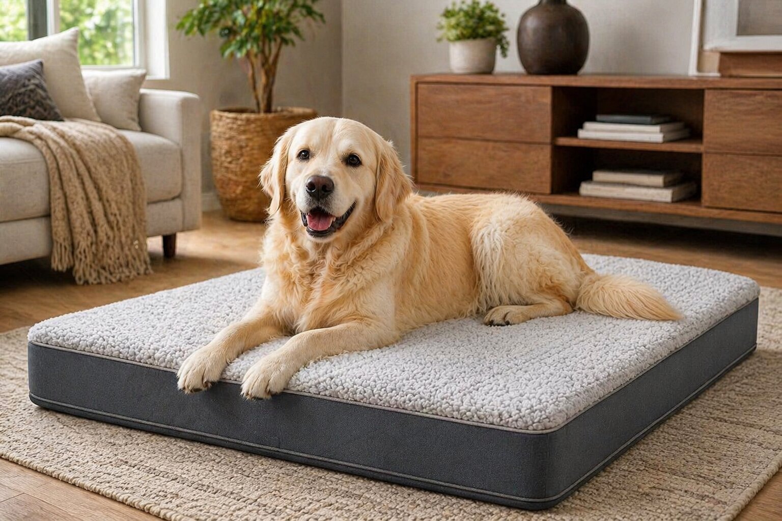 Best Orthopedic Dog Beds for Joint Support, AI-generated editorial image for illustrative purposes.