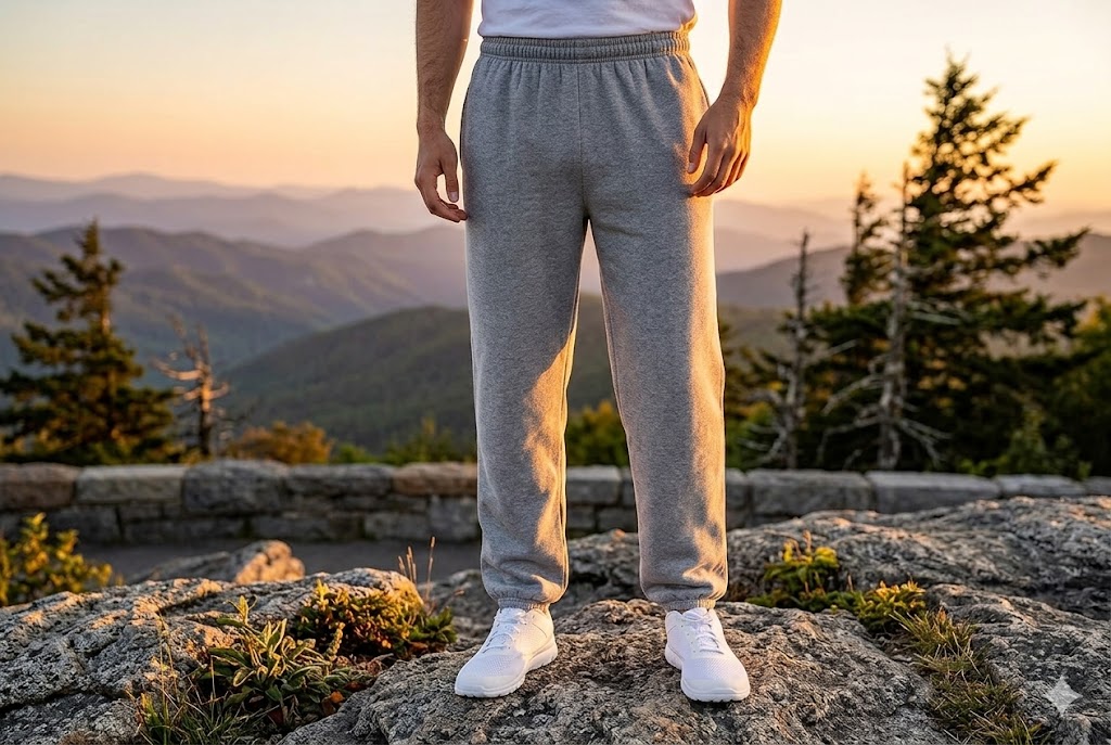 Best Sweatpants For Men For Everyday Wear, AI-generated editorial image for illustrative purposes.