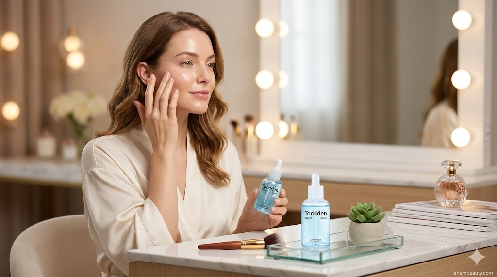 Best Hyaluronic Acid Serums for Deep Hydration, AI-generated editorial image for illustrative purposes.