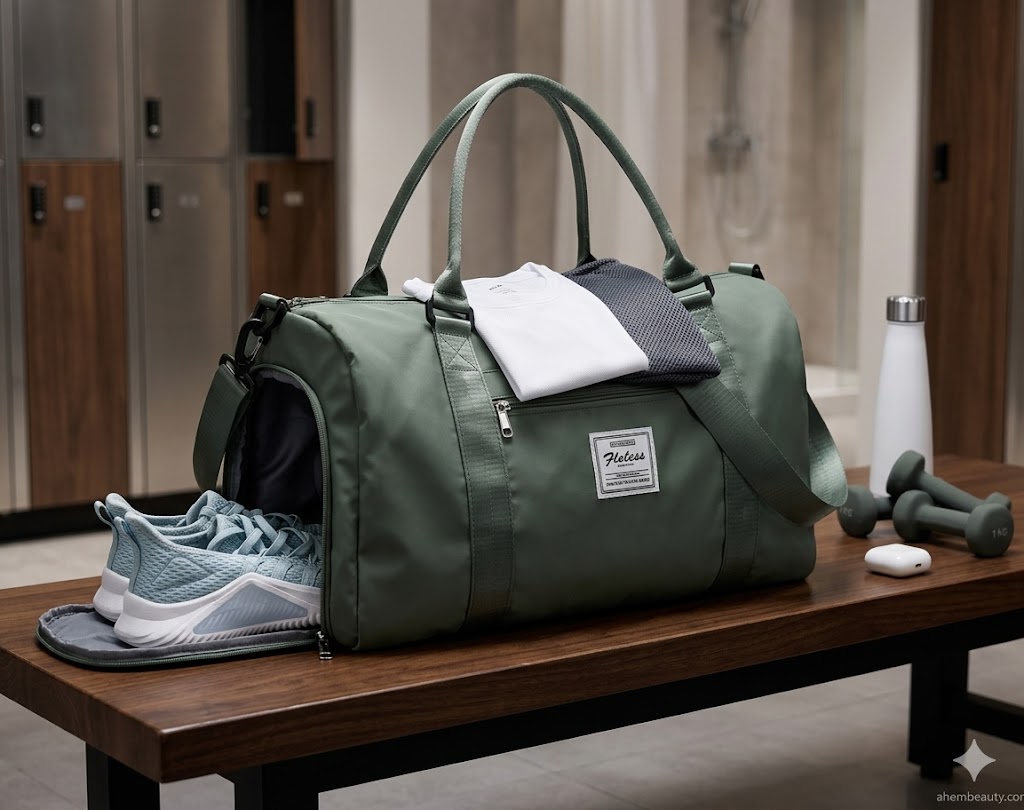Best Gym Bags with Shoe Compartment, AI-generated editorial image for illustrative purposes.