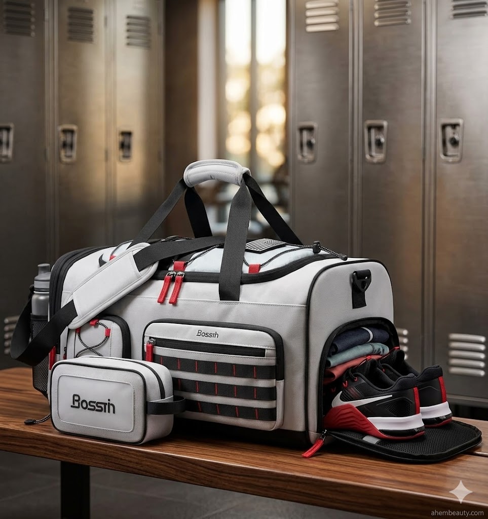 Best Gym Bags with Shoe Compartment, AI-generated editorial image for illustrative purposes.