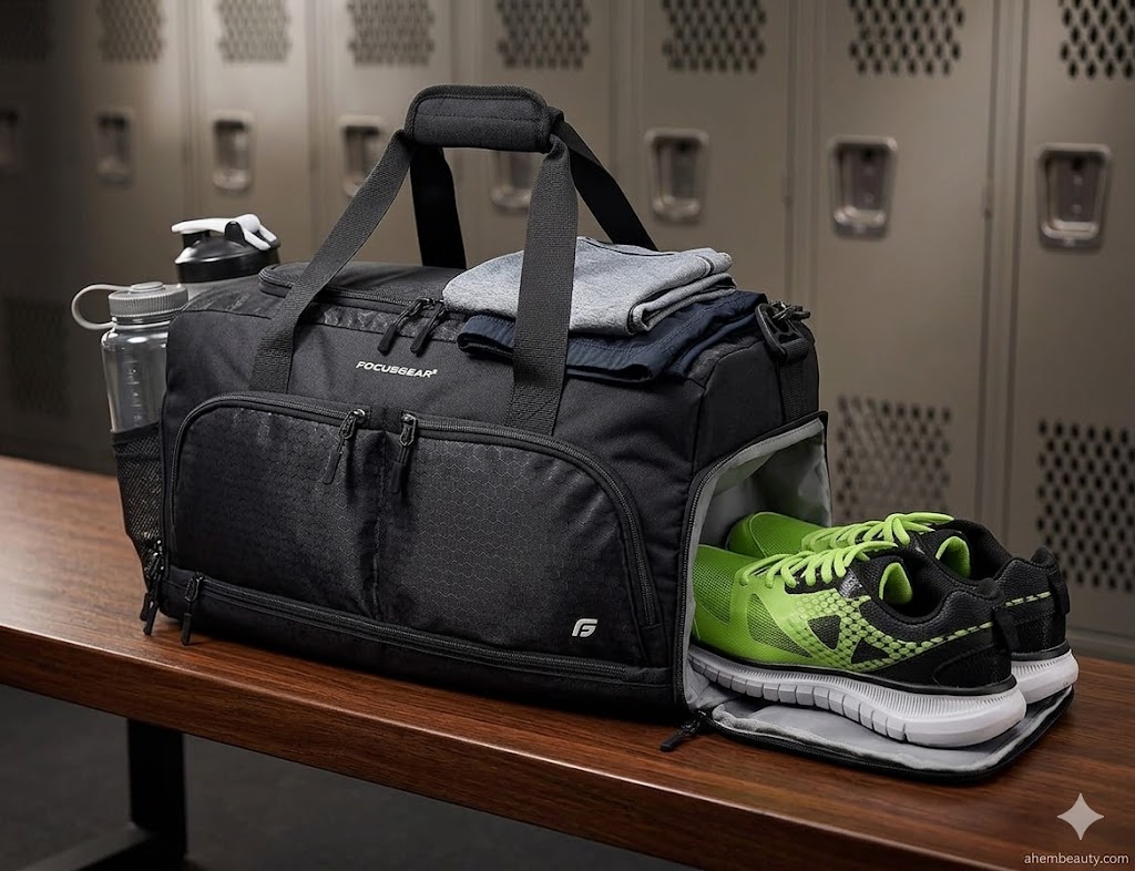Best Gym Bags with Shoe Compartment, AI-generated editorial image for illustrative purposes.
