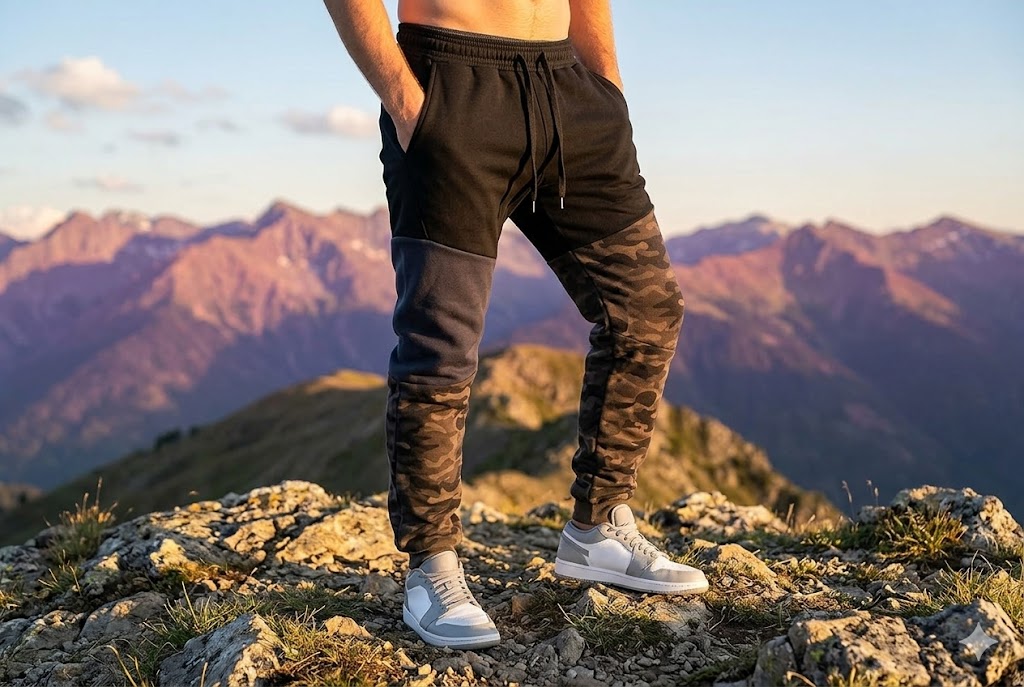 Best Sweatpants For Men For Everyday Wear, AI-generated editorial image for illustrative purposes.