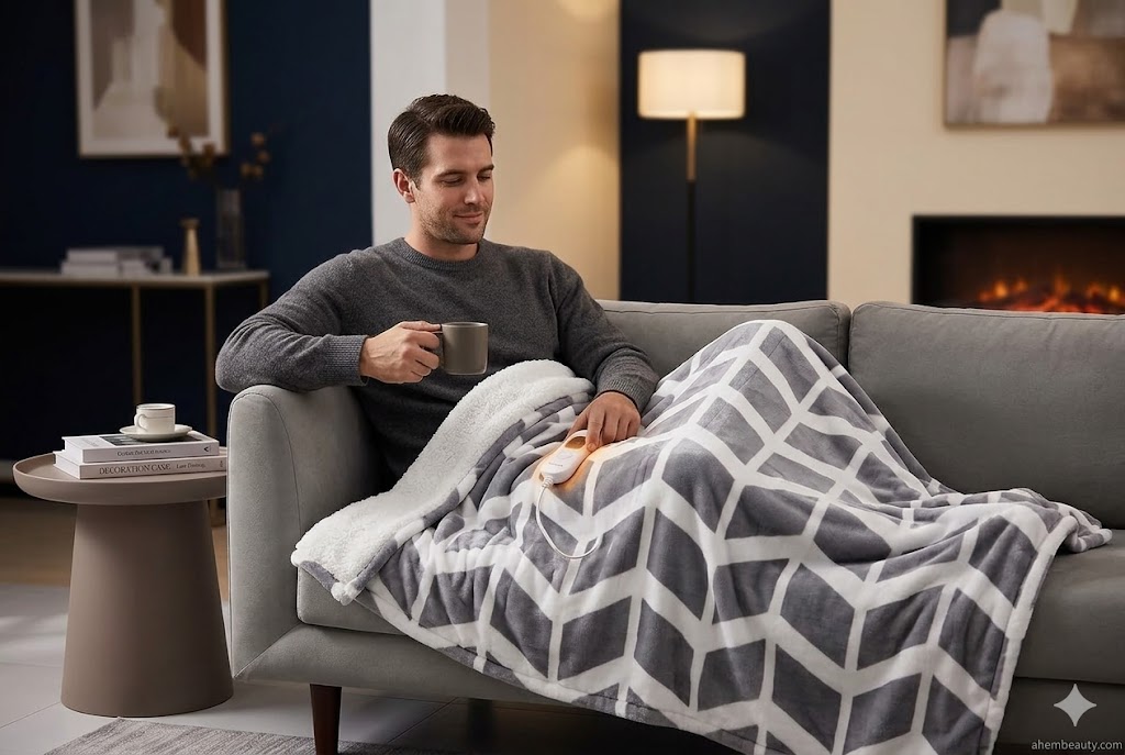 Best Heated Throw Blankets for Cozy Warmth, AI-generated editorial image for illustrative purposes.
