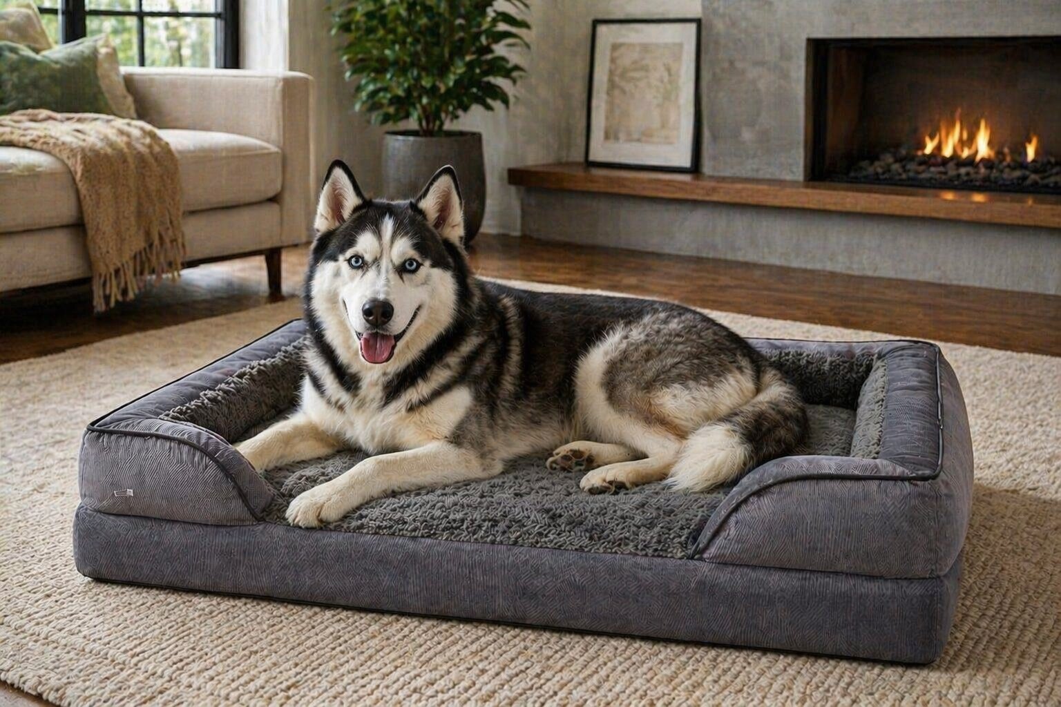 Best Orthopedic Dog Beds for Joint Support, AI-generated editorial image for illustrative purposes.