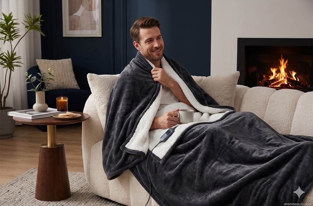 Best Heated Throw Blankets for Cozy Warmth, AI-generated editorial image for illustrative purposes.