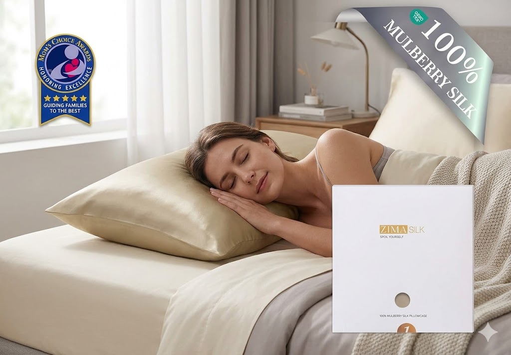 Best Silk Pillowcase Sets, AI-generated editorial image for illustrative purposes.