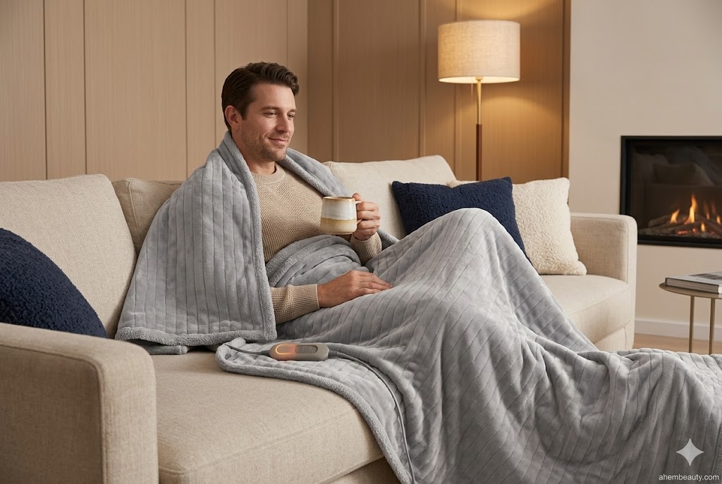 Best Heated Throw Blankets for Cozy Warmth, AI-generated editorial image for illustrative purposes.