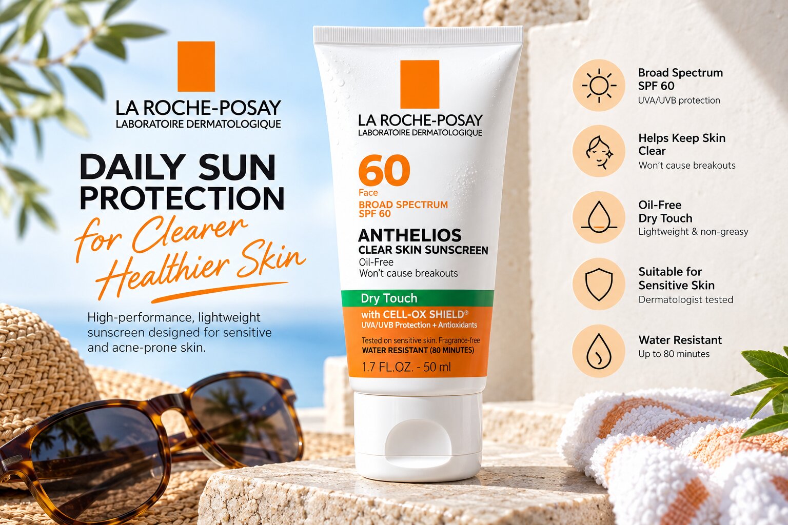 Best Sunscreens for Daily Use, AI-generated editorial image for illustrative purposes.