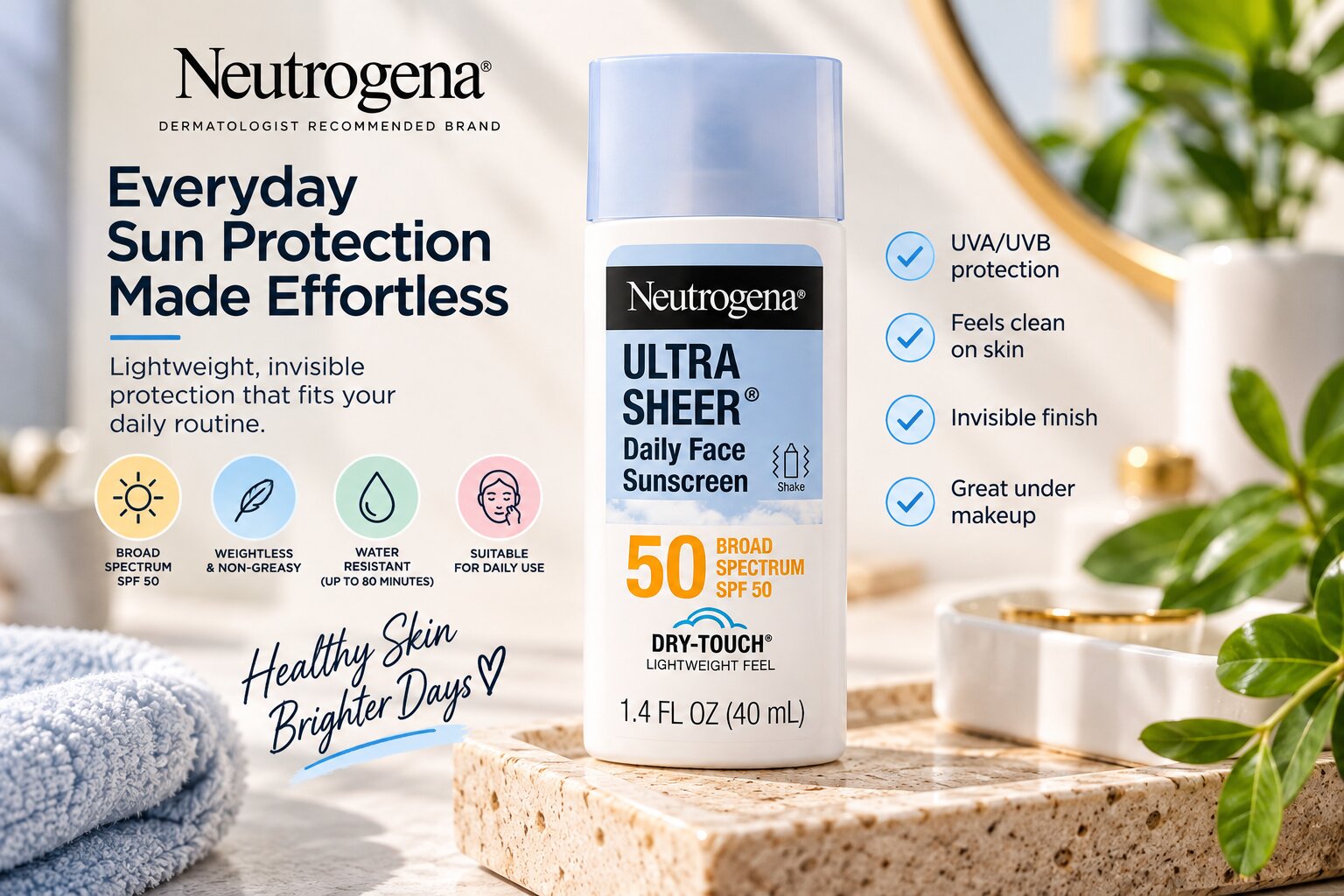 Best Sunscreens for Daily Use, AI-generated editorial image for illustrative purposes.