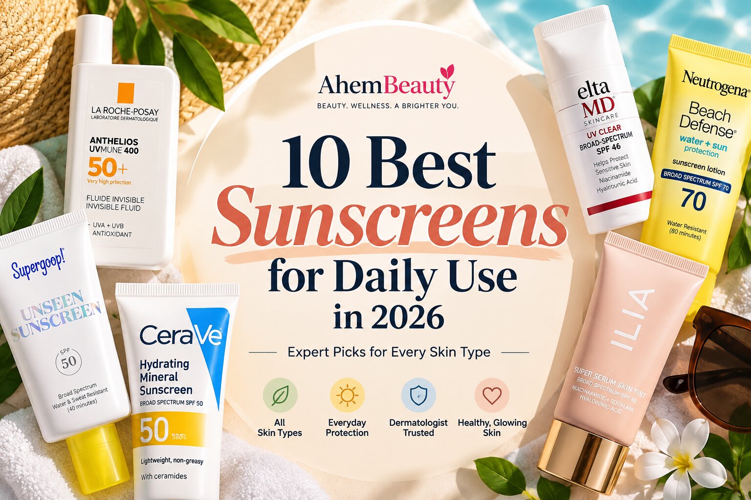10 Best Sunscreens for Daily Use in 2026: Expert Picks
